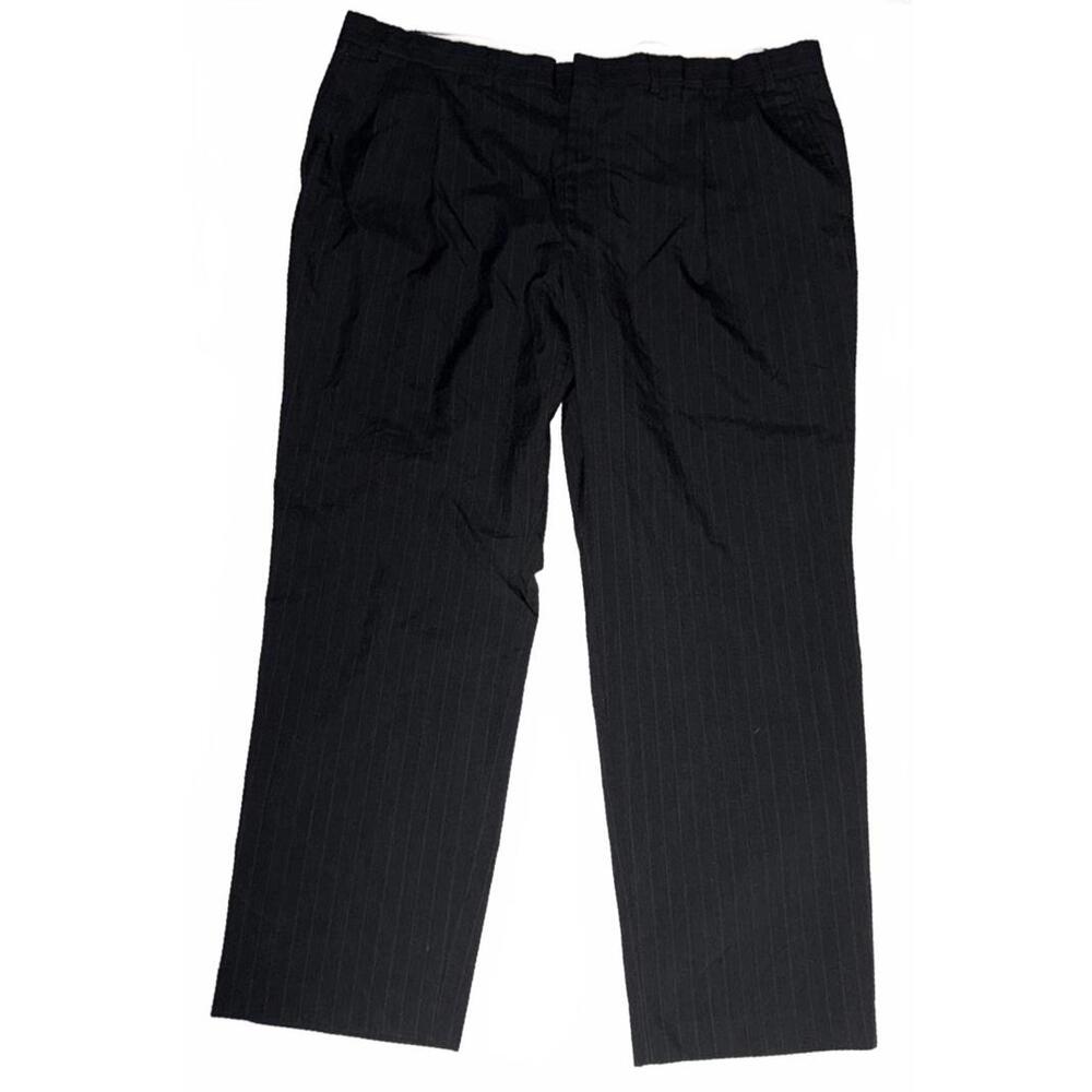 Vintage Barrington Black Pinstripe Dress Pants